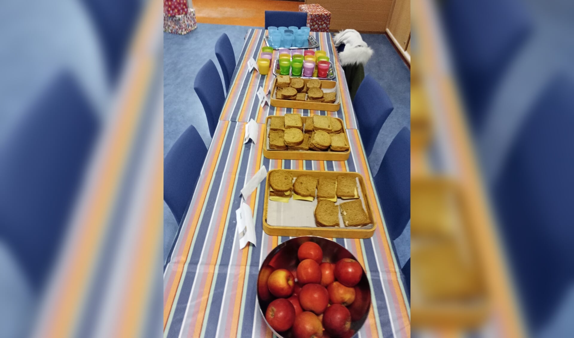 •  In Tiel begint de dag op de Prins Mauritsschool West met een gezond ontbijt voor alle kinderen.
