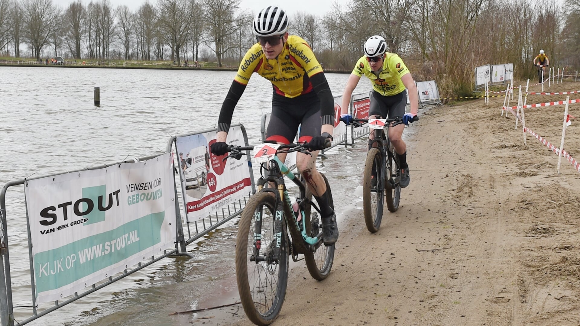 • Ruben Nederveen en Wim de Bruin aan de leiding.