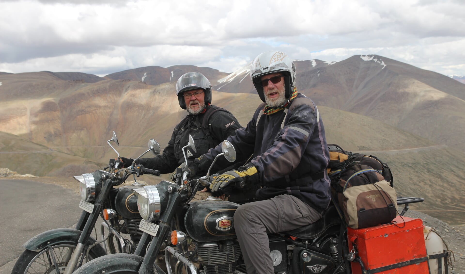 • Kees Terlouw en Jan Verheij in Indiase Himalaya.
