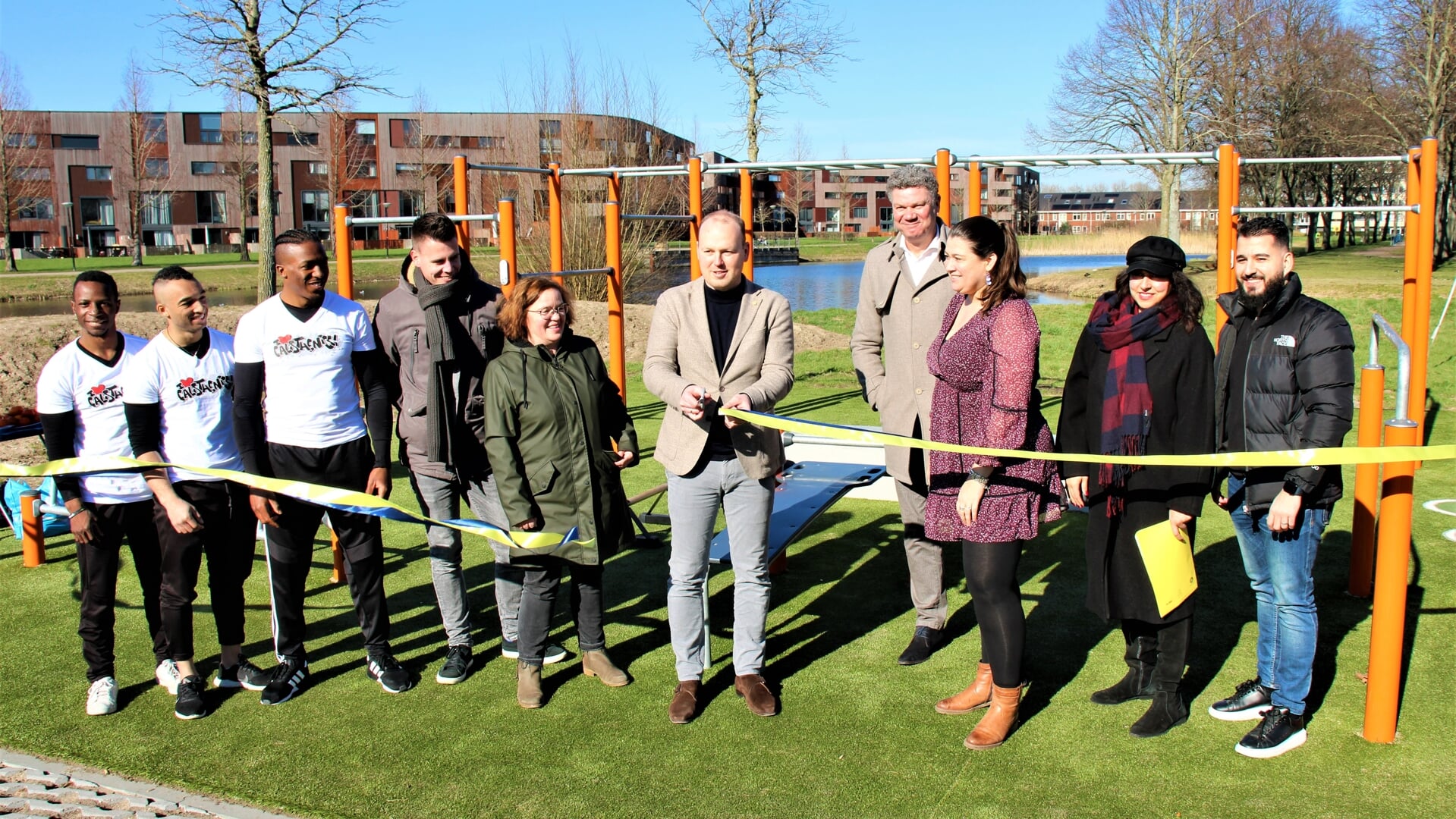 • De opening van het calisthenics-parkje, die onlangs plaatsvond, was één van de onderdelen van het Vitaliteitsakkoord in Papendrecht.