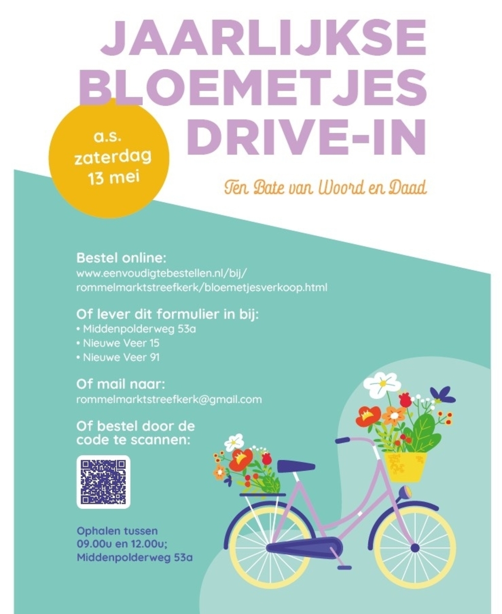 Jaarlijkse bloemetjesdrivein van start in Streefkerk Oozo.nl