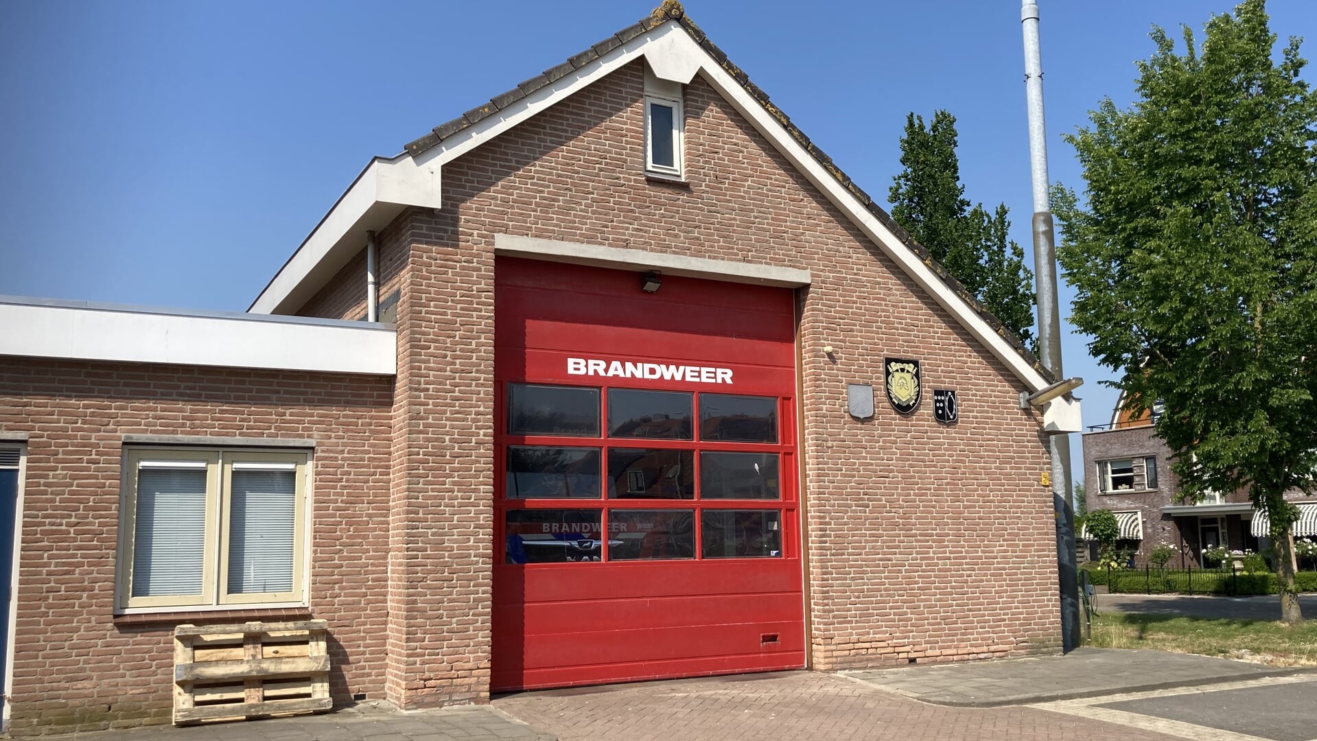 • De brandweerpost in Brandwijk.