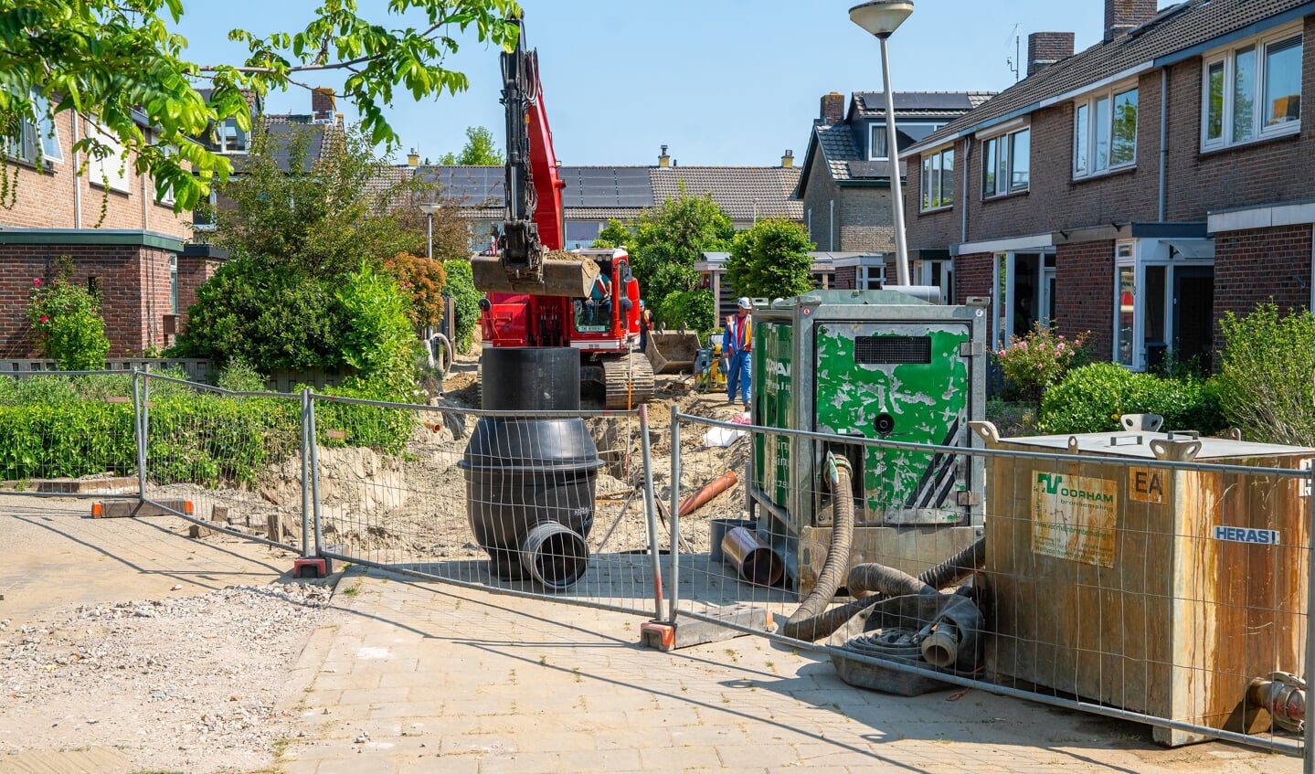 Start werkzaamheden aan de riolering in Viaanse wijk  De Hagen