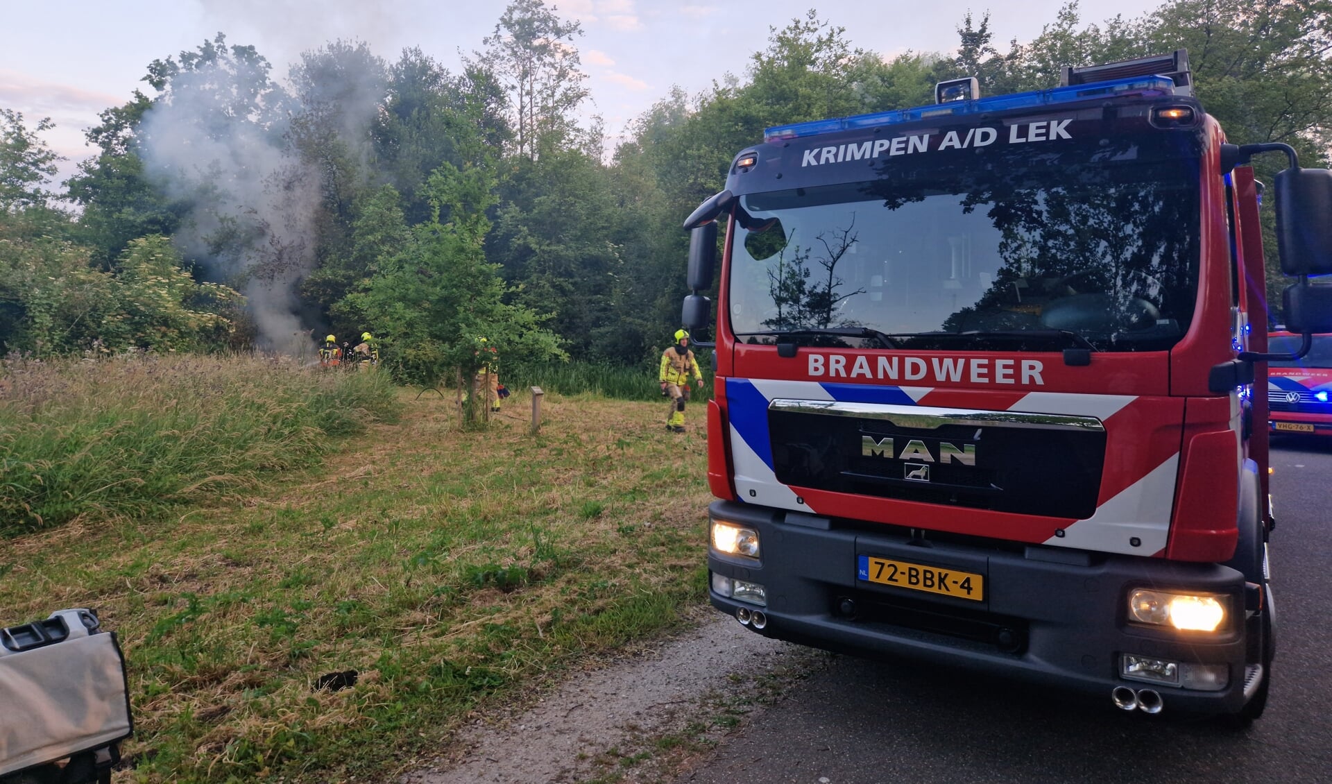 Brandweer Blust Brandend Hooi | Al Het Nieuws Uit Krimpenerwaard