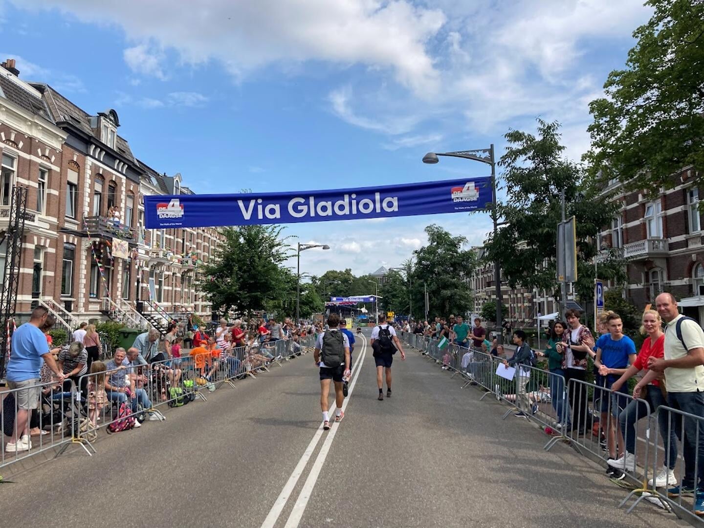 • Eric van der Heiden op de Via Gladiola. 