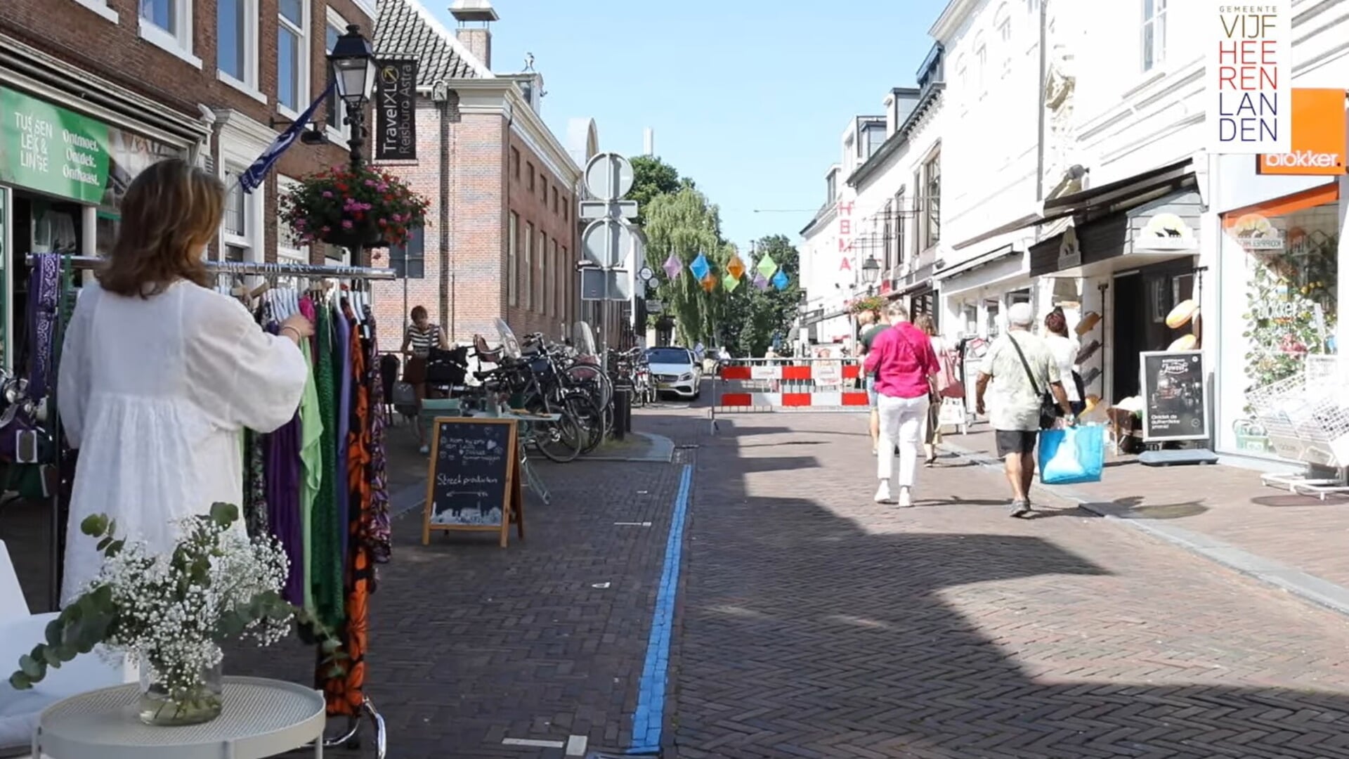 • De binnenstad van Leerdam.