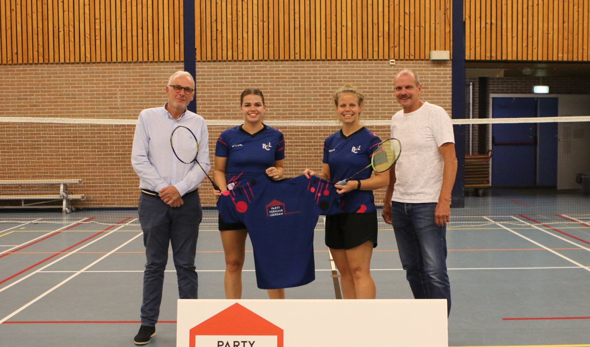 • Van links naar rechts: Johan de Leeuw, Sherena Vink, Ans van 't Pad, André van 't Pad.