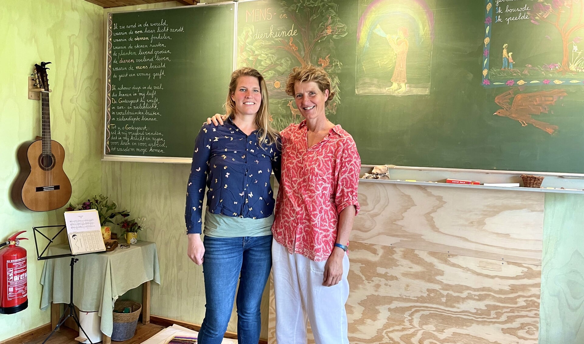 • Nadine Vink-Boers (links) en Daniëlle Buijsman (rechts) vertellen meer over de nieuwe locatie.