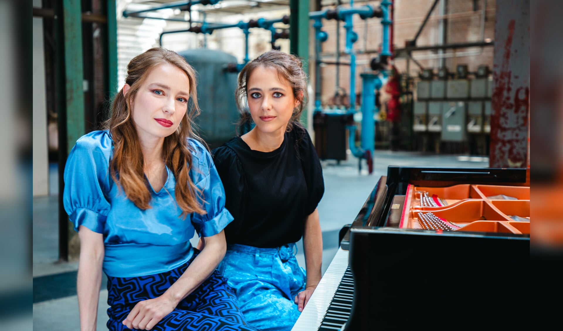 Pianoduo Beth & Flo treedt op tijdens het slotconcert op zaterdagavond 17 februari