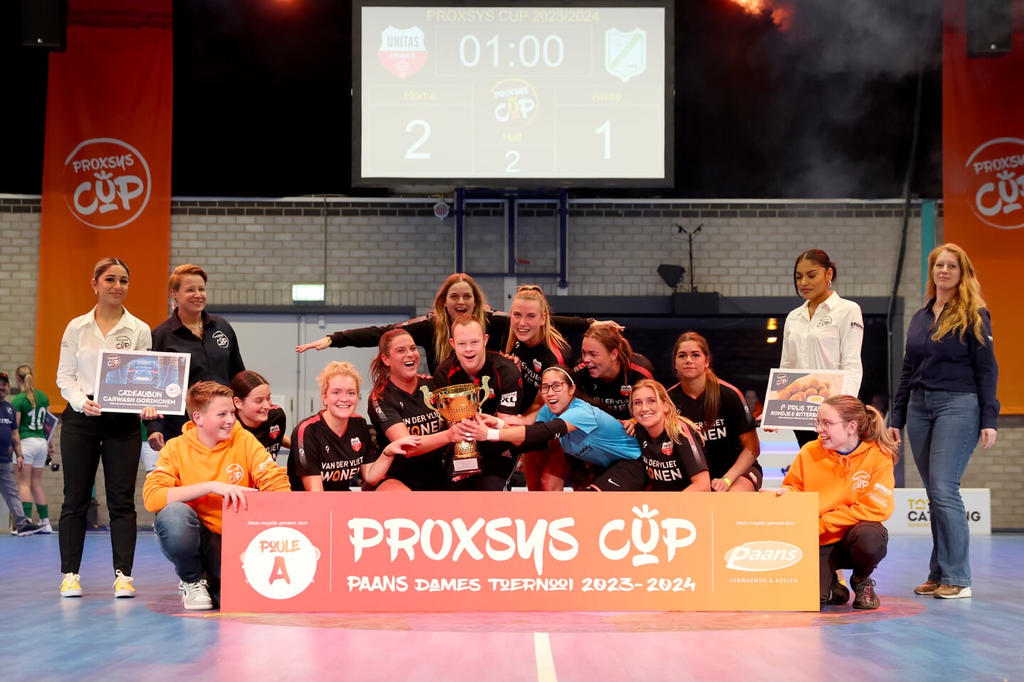 • Dames Unitas/GJS/ Heukelum winnaar Proxsys Cup editie 2023-2024