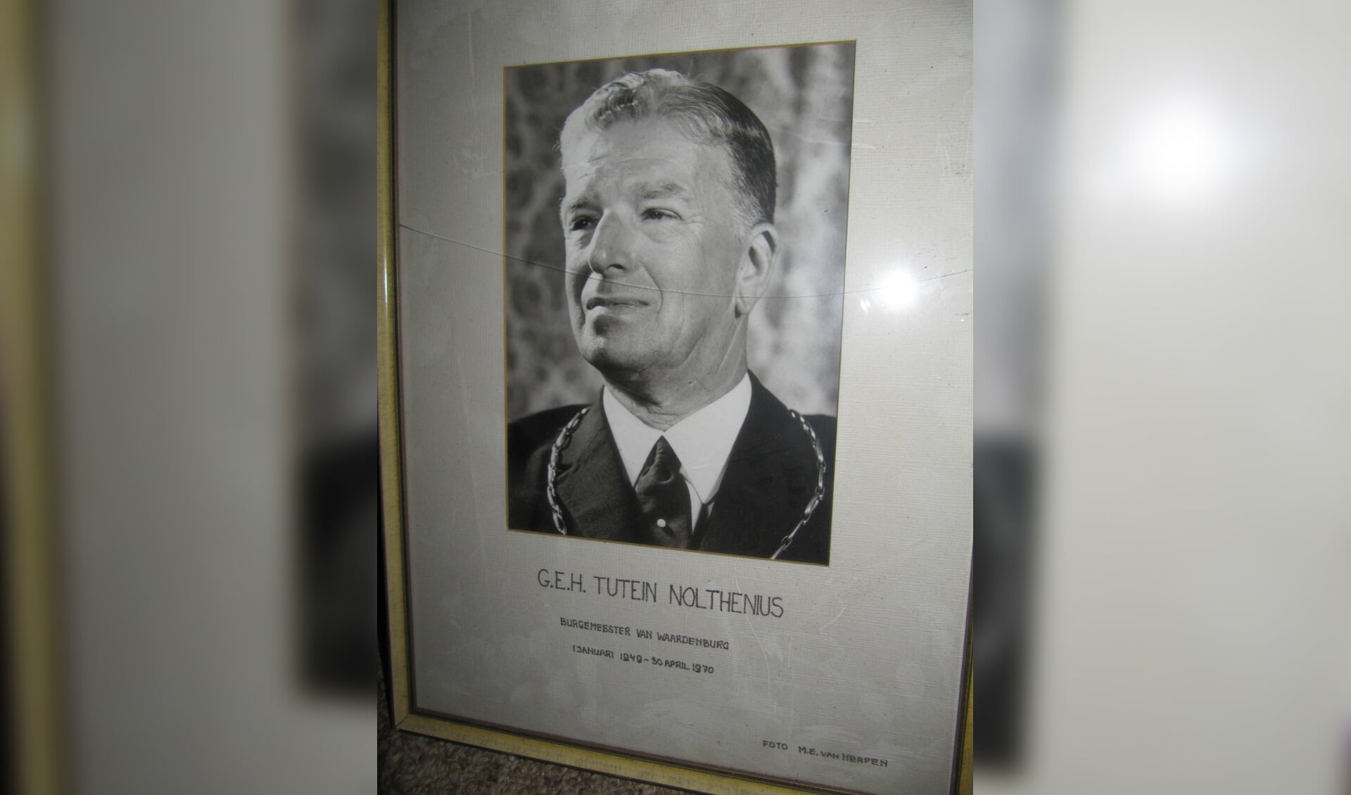 • Dit is burgemeester Tutein Nolthenius. 