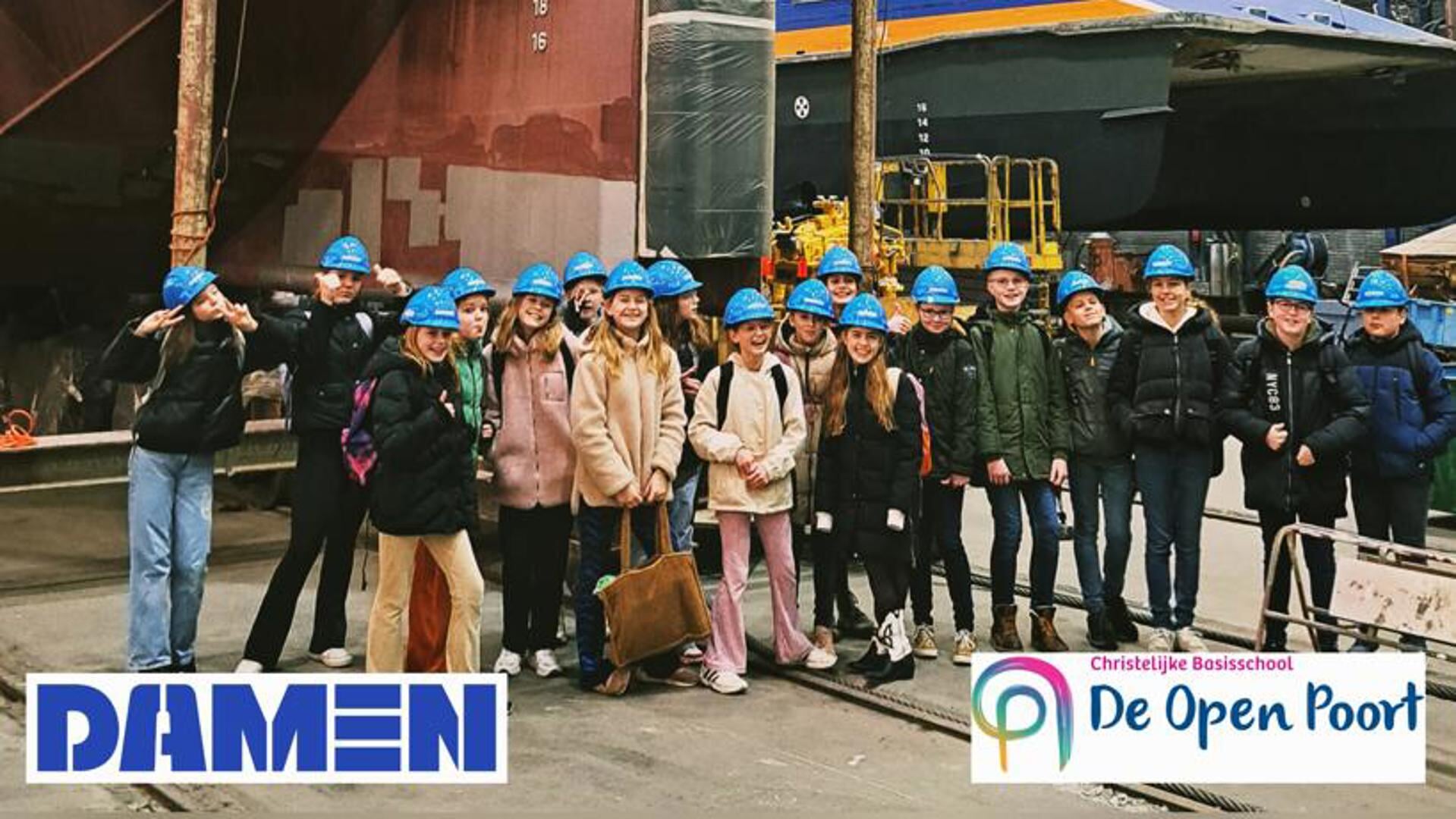 • Groep acht uit Asperen op bezoek bij Damen Shipyards.