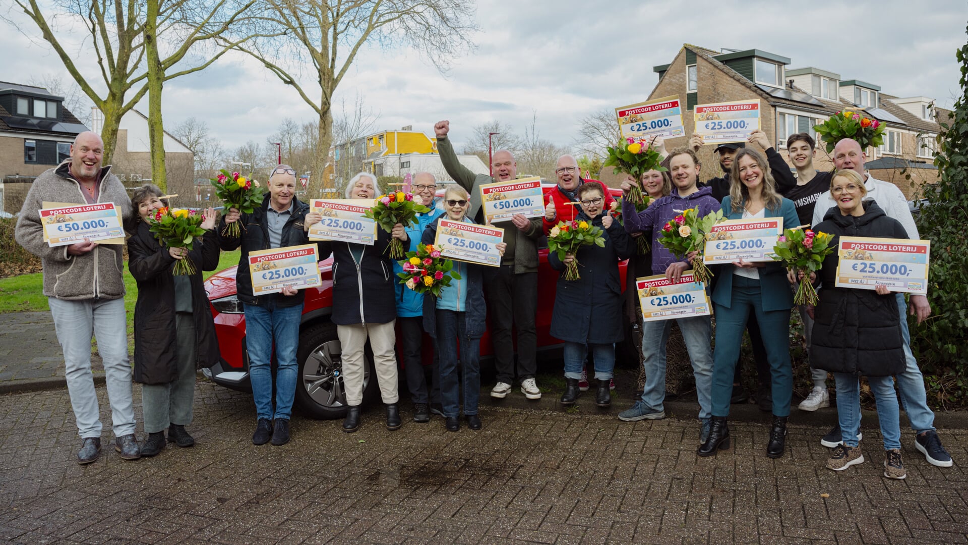 • Bewoners van de Bergerveste in Nieuwegein hebben 25.000 euro per lot gewonnen.