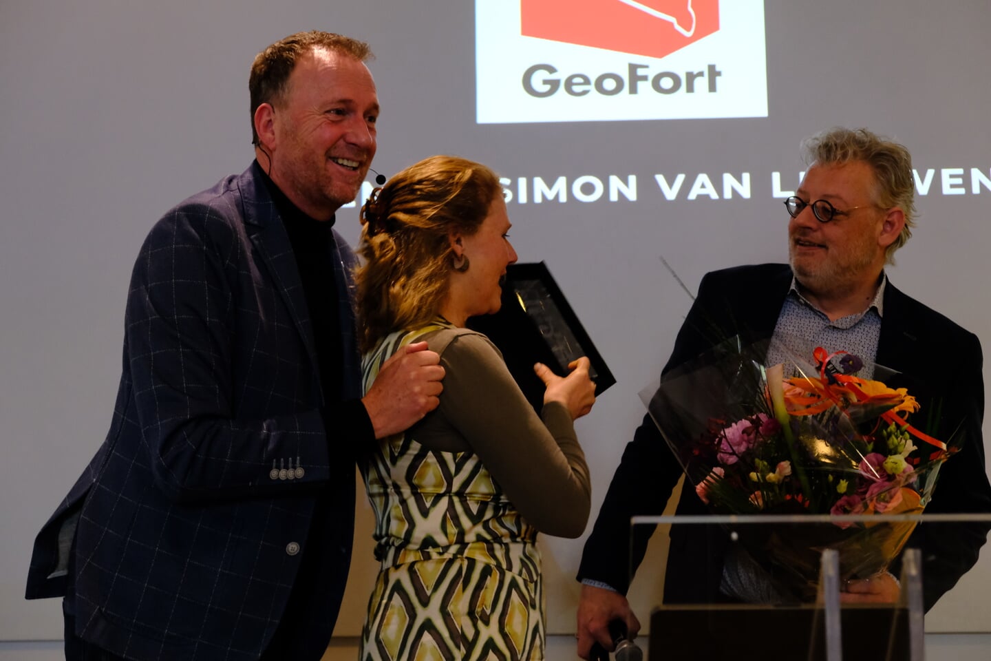 • Samen met Jochem van Gelder en Peter Drenth van de Provincie. 