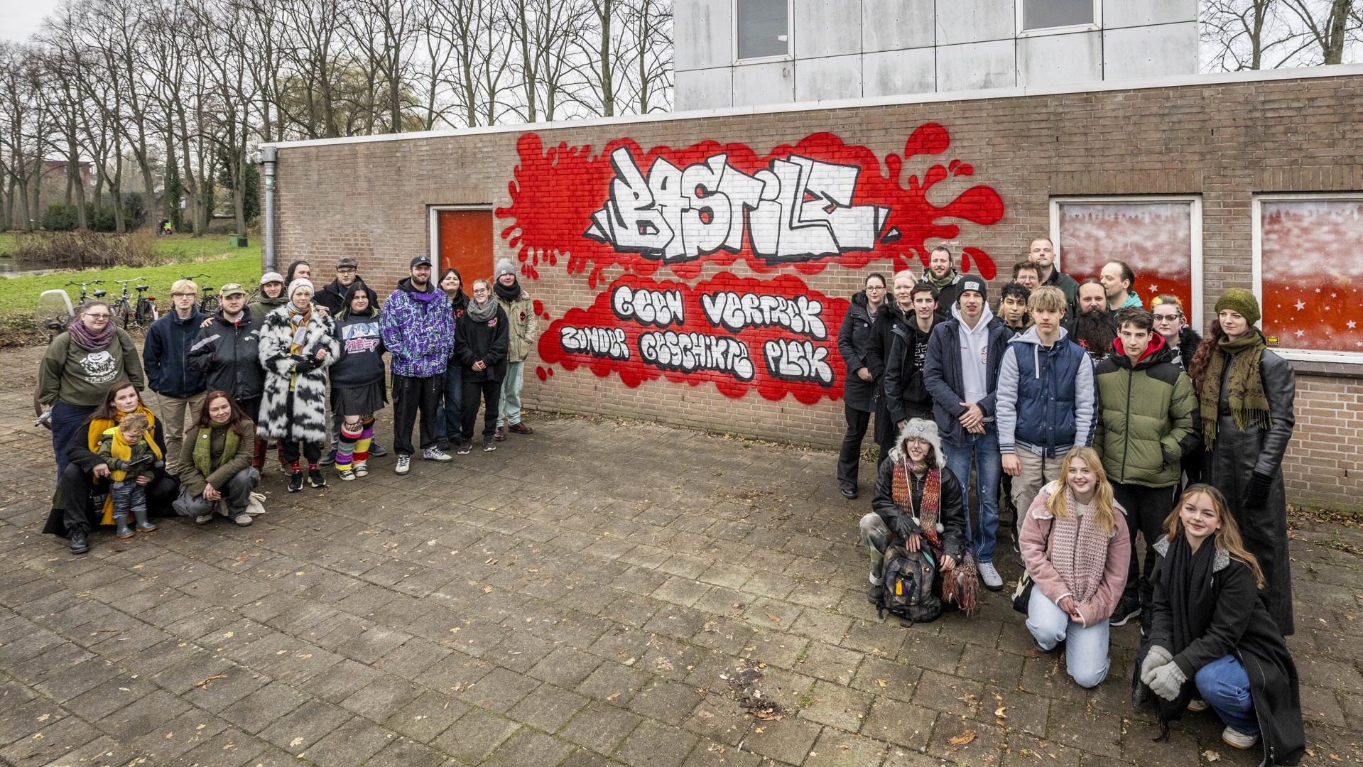 • Bestuur en vrijwilligers van jongerensoos De Bastille in Schoonhoven.