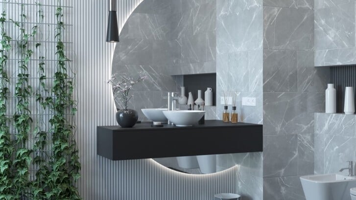 • Gliss Design presenteert een uitgebreide collectie van badkamermeubels, spiegels en aanverwante artikelen.