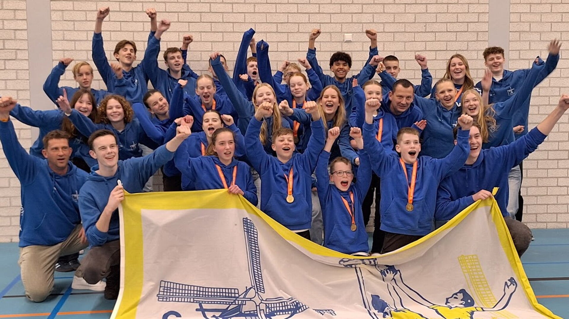 Succes Voor CKC Kinderdijk Bij NK Zaalkorfbal: C1 Derde En B1 Vierde ...