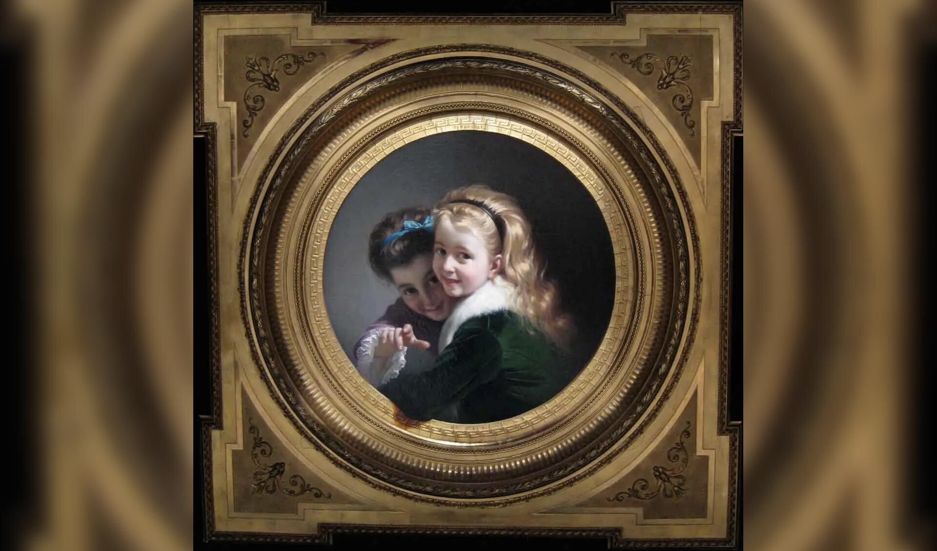 Pere Borell del Caso, Two Laughing Girls, 1880