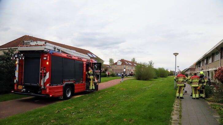 • De brandweer voerde een nacontrole uit en ventileerde de woning.