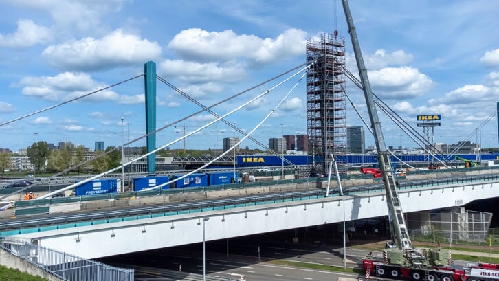 • Werkzaamheden aan Galecopperbrug in Nieuwegein. 