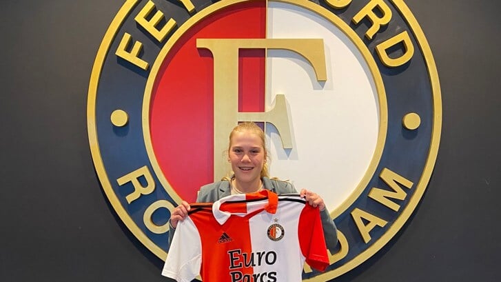 • Anna Boers maakte afgelopen zomer de overstap van VVAC naar Feyenoord.