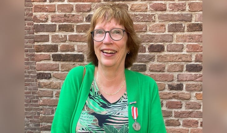 • Laurien Ebbenhorst uit Nieuwegein met haar medaille.