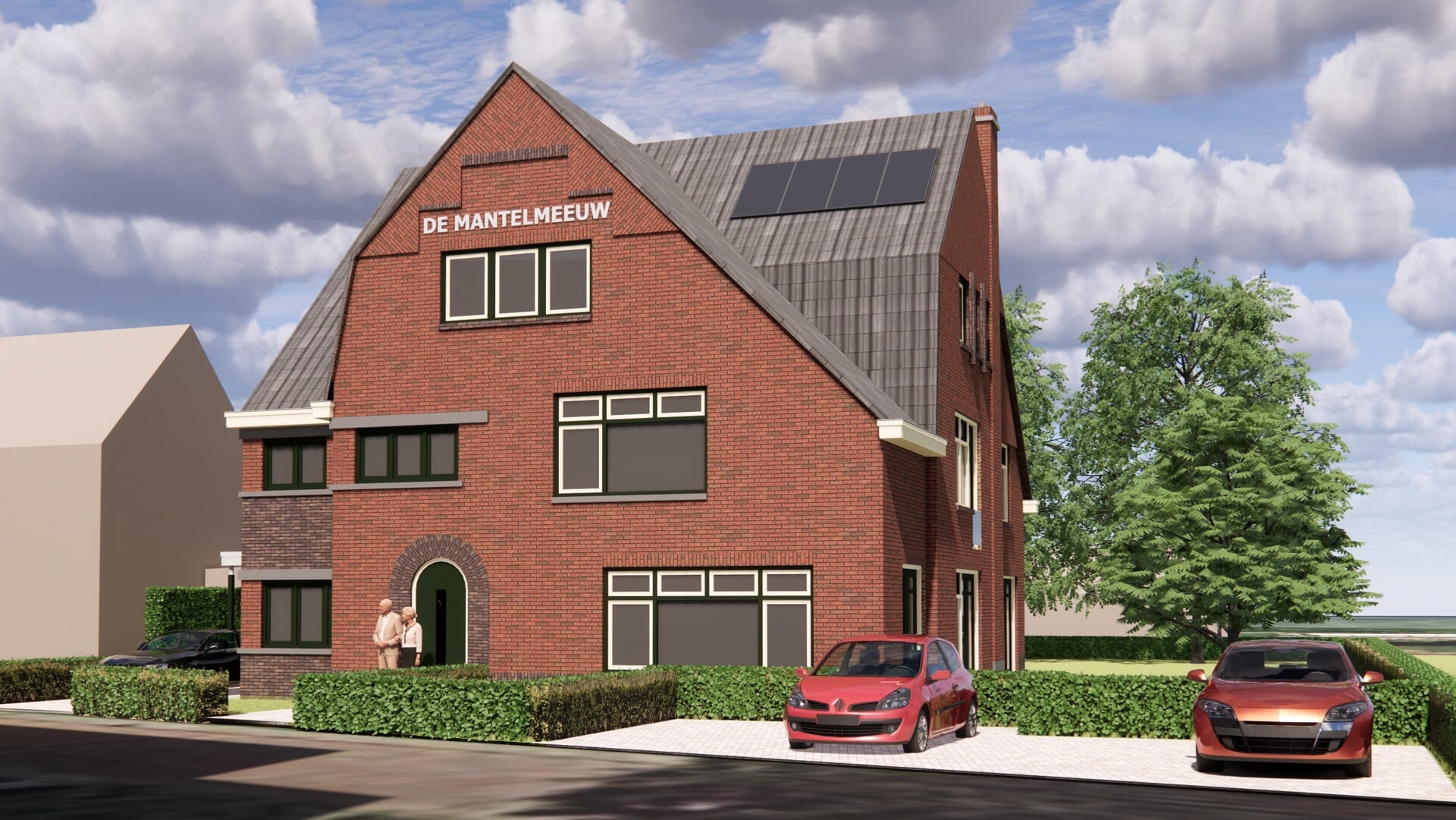 • Ontwerp van het te bouwen hospice in Woerden.