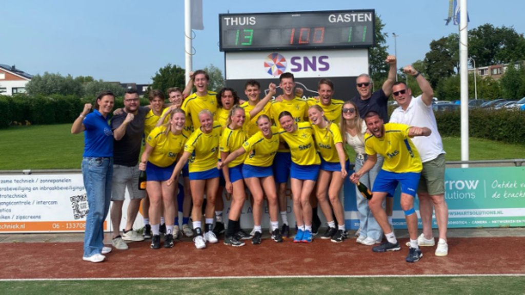 Het kampioensteam CKC Kinderdijk 2.