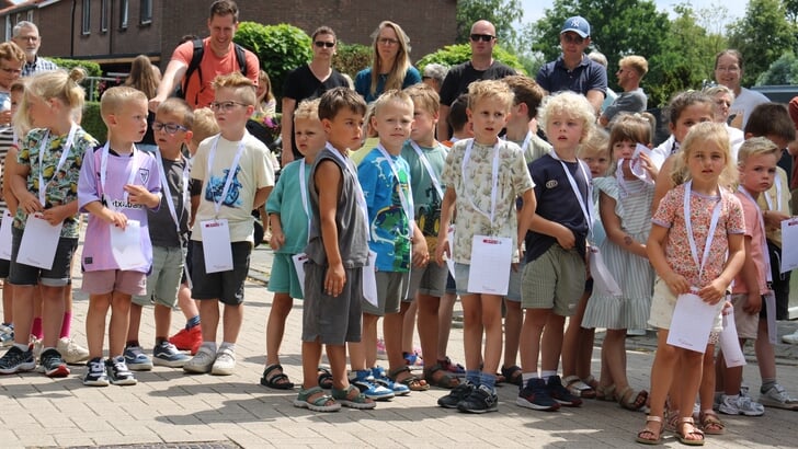 Klaar voor de sponsorloop.