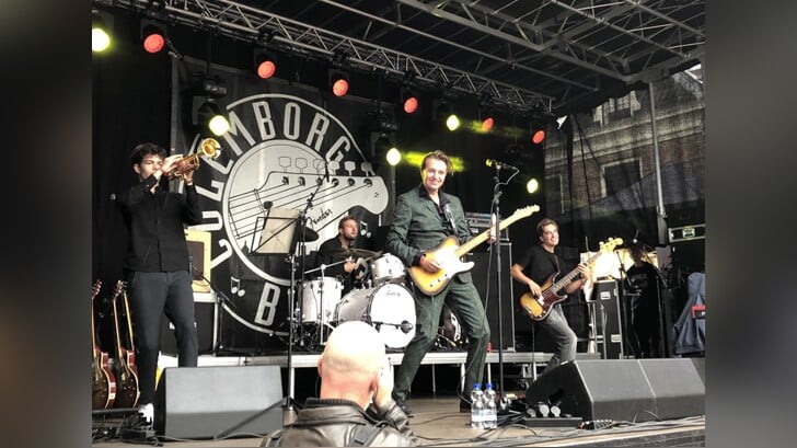 Meryn Bevelander Band tijdens Culemborg Blues.