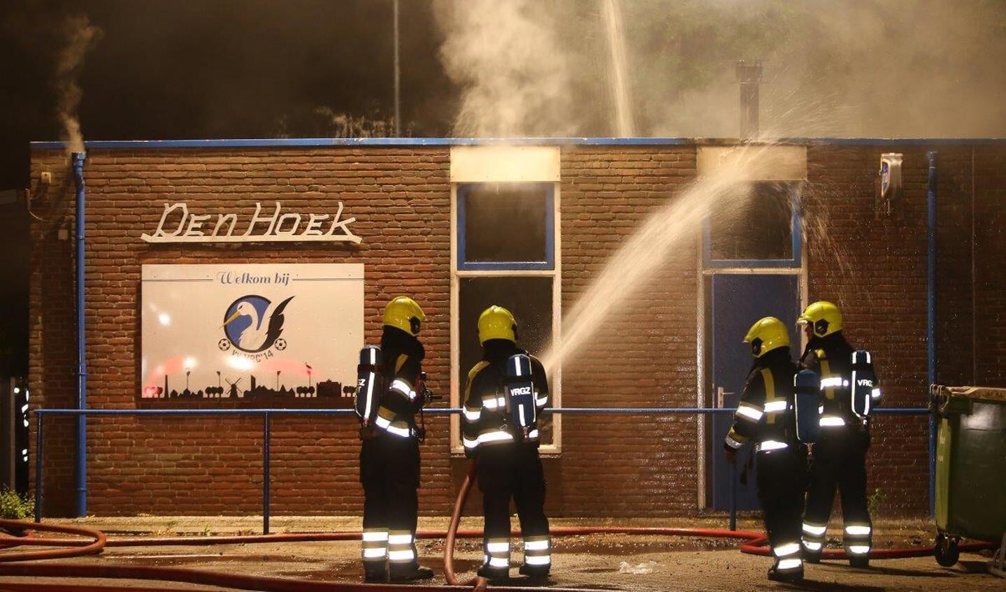 Kantine HRC'14 in Rossum uitgebrand