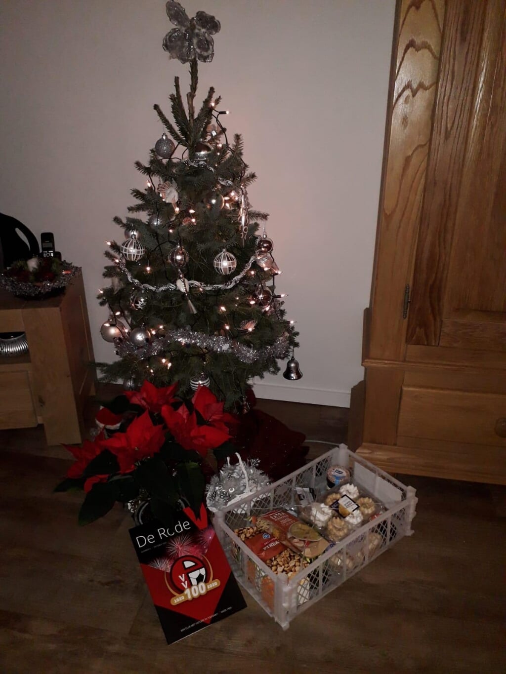 • Het pakket onder de Kerstboom.
