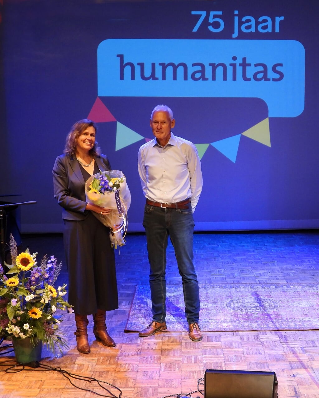 Wethouder Corine Dijikstra was te gast bij het jubilerende Humanitas