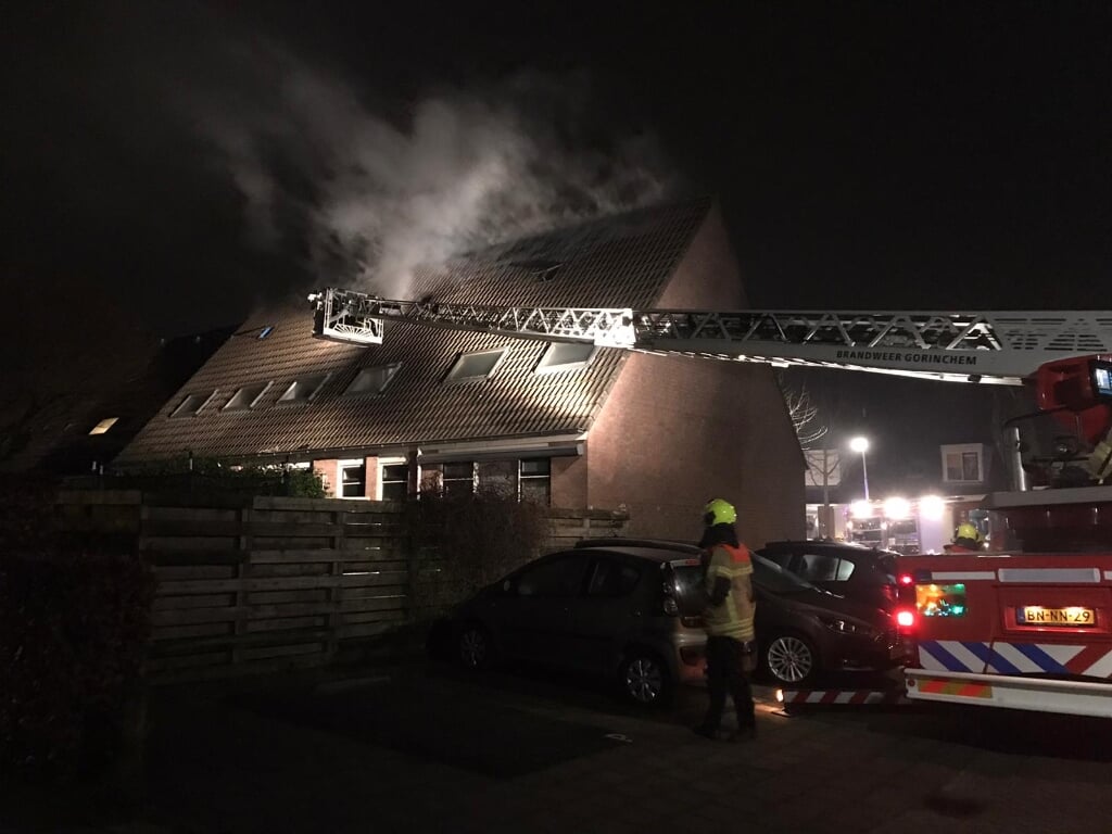 • Zolderbrand woning aan de Fuutlaan in Groot-Ammers.