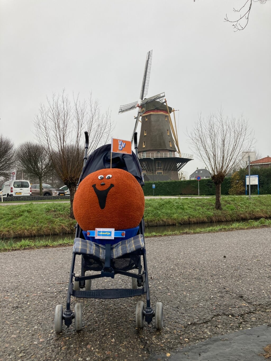 • Mascotte Lokaaltje van VVD Molenlanden.