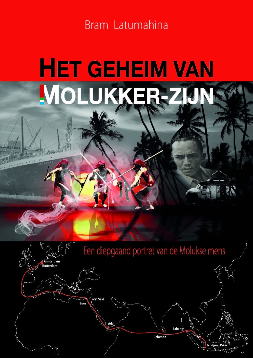 • Zuid-Molukse dansers op de cover van het boek.