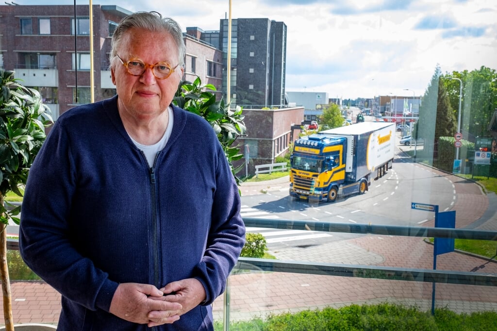 • Jan Vermaas ziet truckers dagelijks het inrijdverbod negeren.