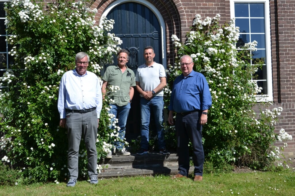 • V.l.n.r.: Gerrit Nieuwenhuis, Teus Meijdam, Walter Vroegh en Ben de Weerd. 