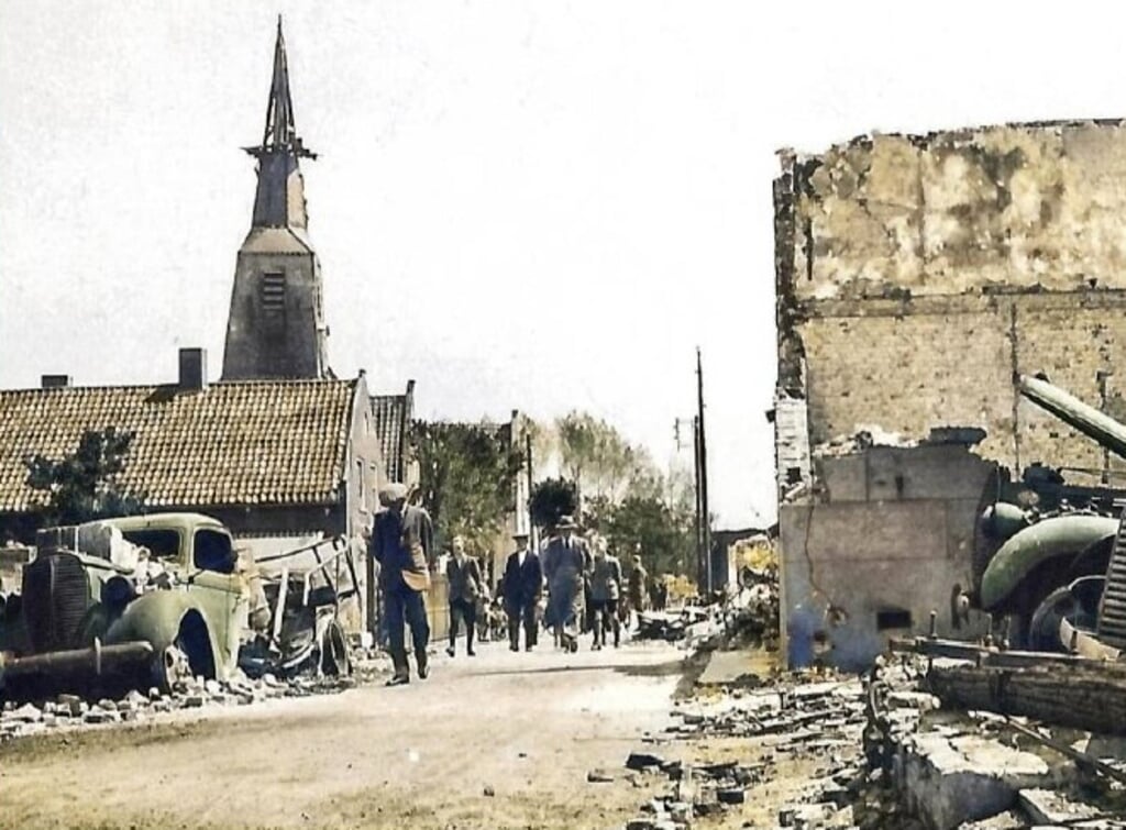 • Bleskensgraaf werd in de meidagen van 1940 verwoest tijdens een bombardement. 