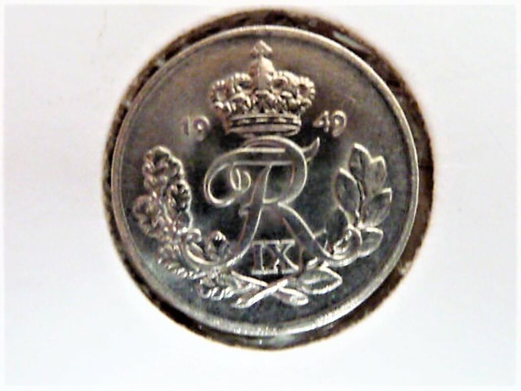Munt 10 ore Denemarken 1949 voor 0,90 eurocent