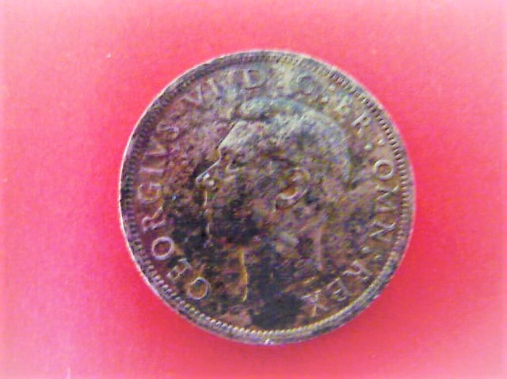 1/2 crown munt Gr-Brittannië 1949