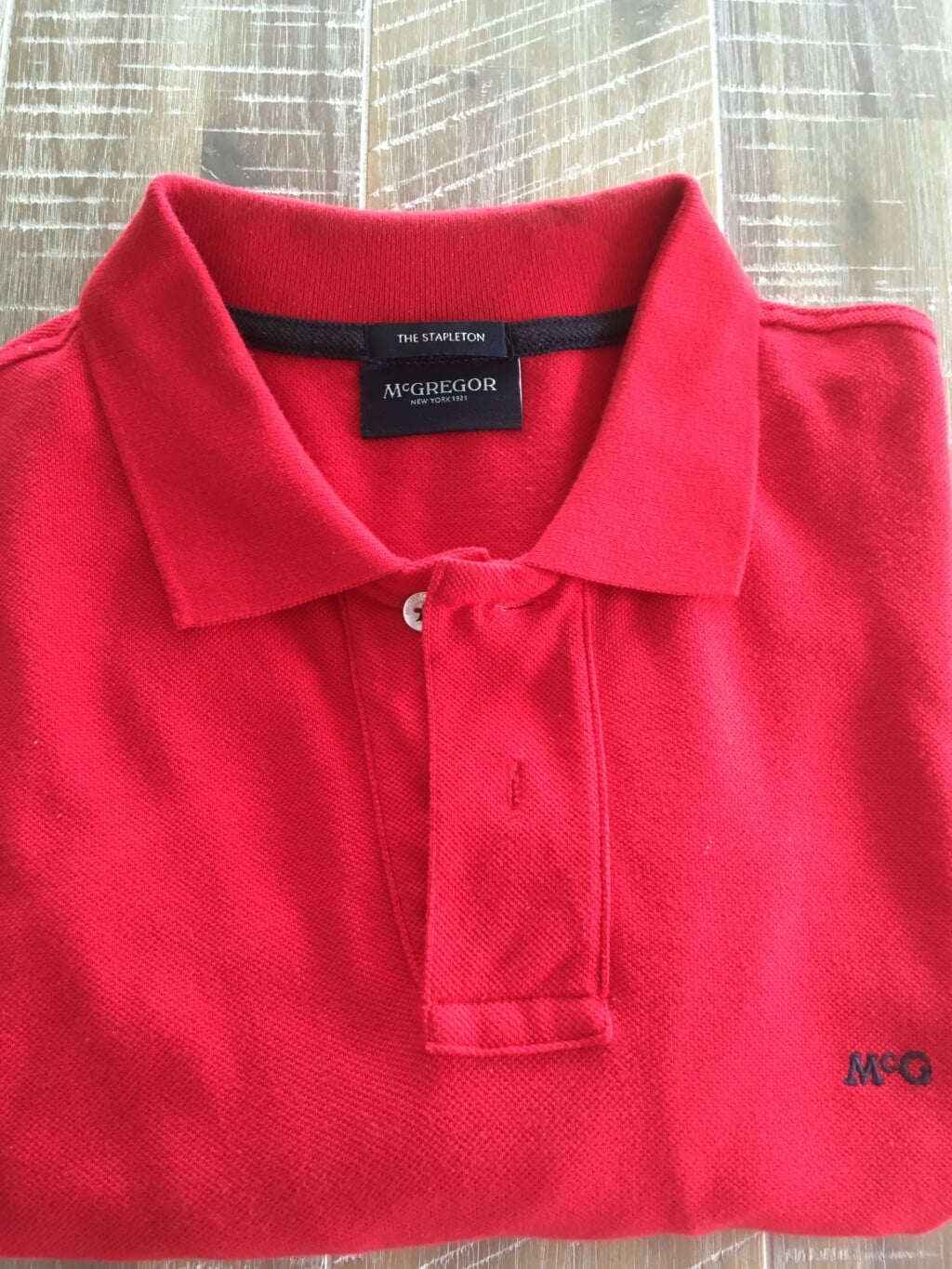 Mooi heren polo, supermooi van kleur