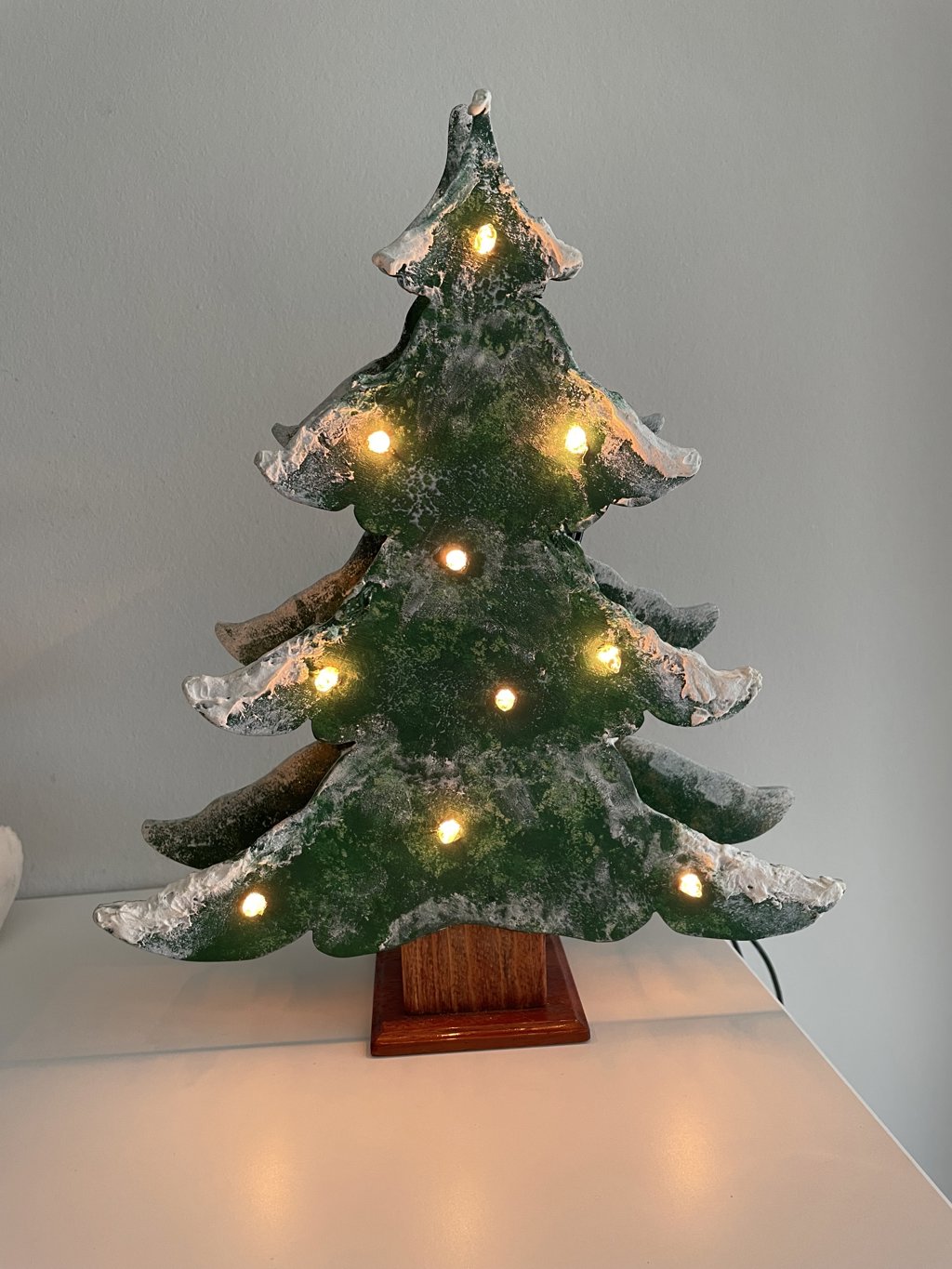 Hobby kerstboompje met verlichting