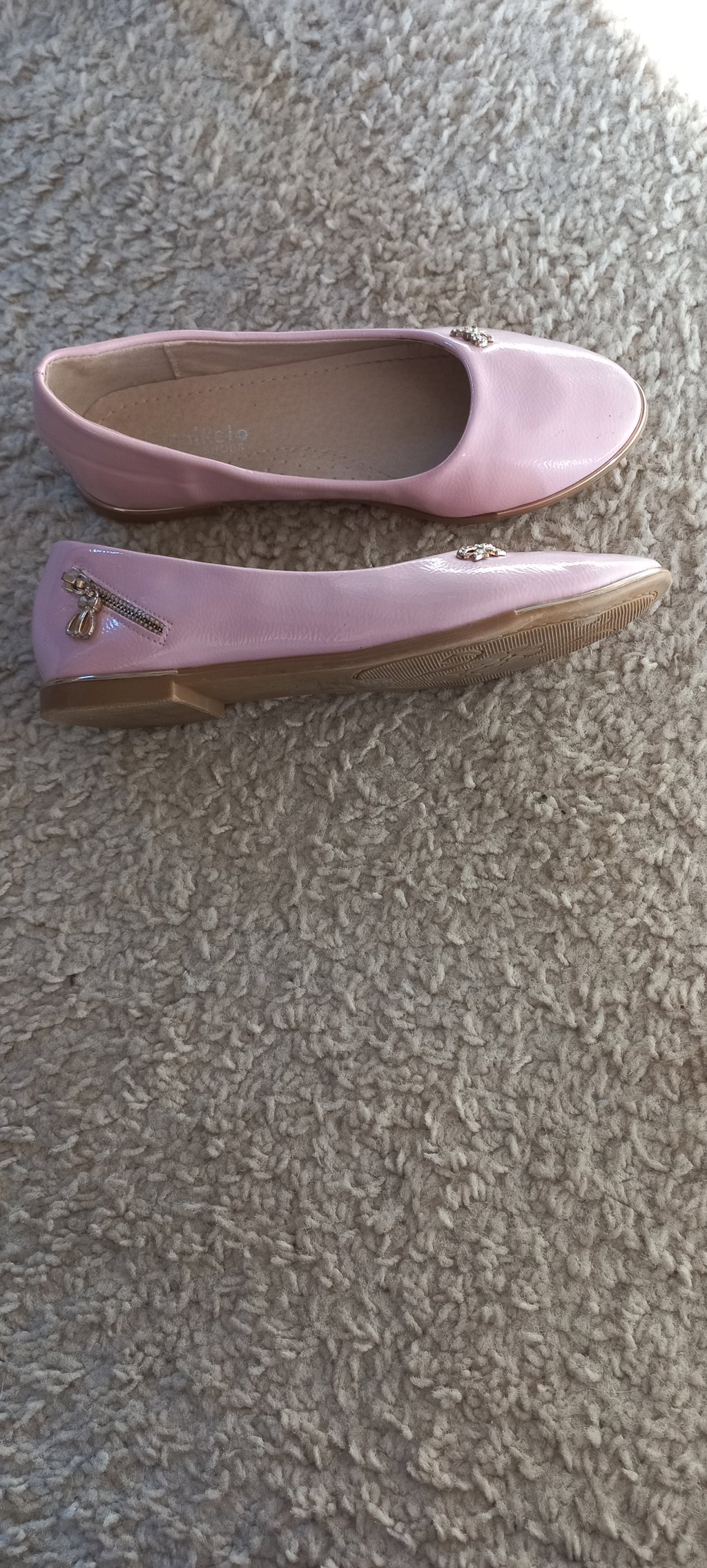 Roze lak schoenen