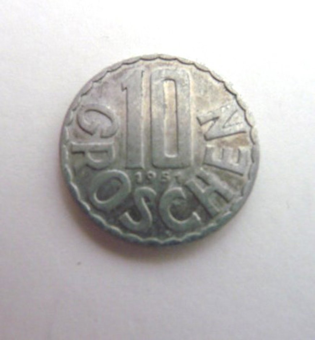 Munt 10 groschen Oostenrijk 1951 voor 0,50 eurocent