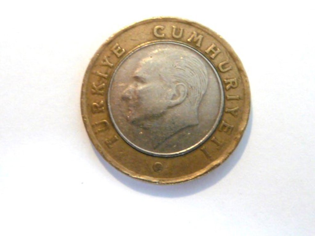 Munt turkse lira 2009 voor 0,80 eurocent