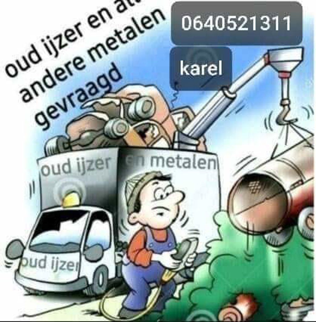 Gevraagd oud ijzer en anderen metalen gevraagd