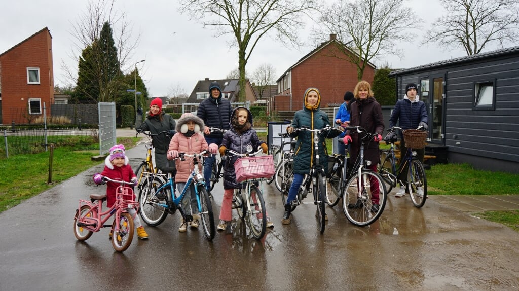 • Oer-Hollands weer tijdens de fietsles.