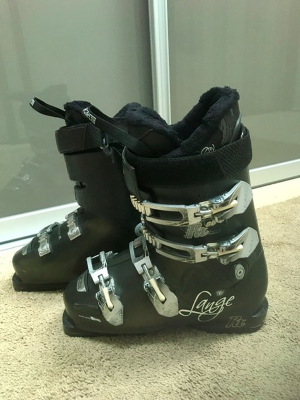 te koop; skischoenen