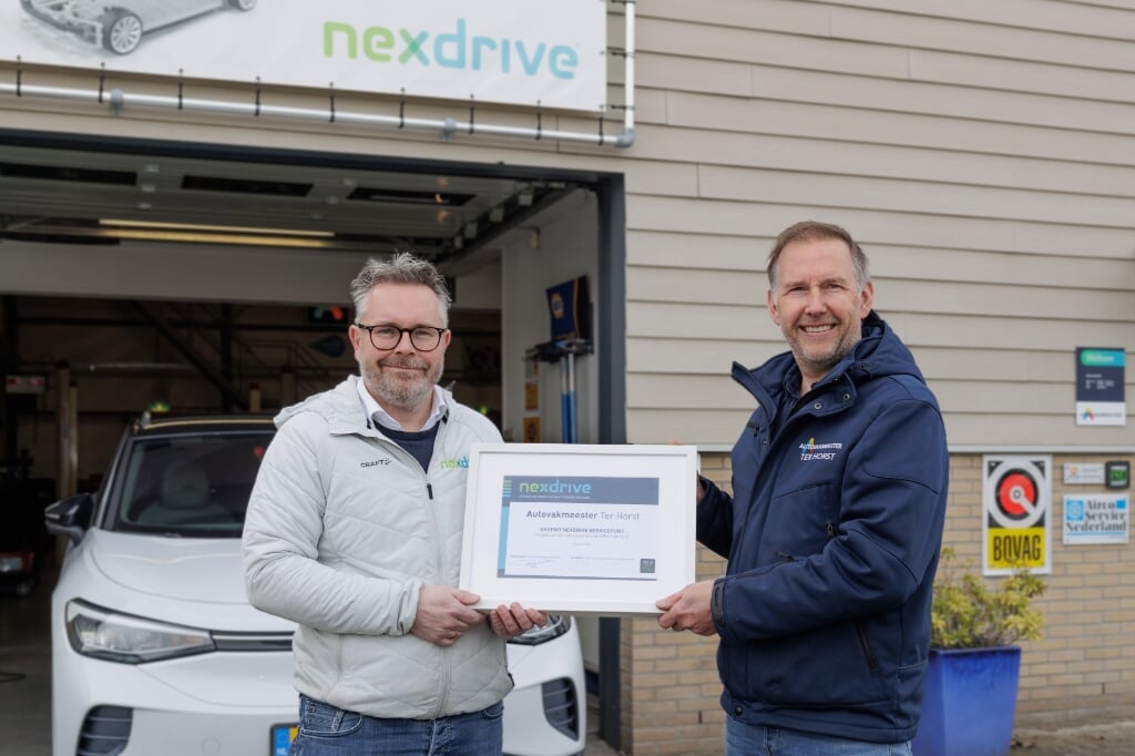 • Uitreiking van het certificaat van NexDrive.